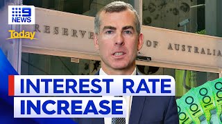 Reserve Bank prepared to increase interest rates  9 News Australia [upl. by Marj392]