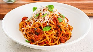 The BEST Vegan Bolognese Recipe [upl. by Aicarg144]