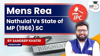 Mens Rea and Section 79 of IPC  Indian Penal Code  StudyIQ Judiciary [upl. by Aicener]