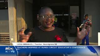 Teachers find rejuvenation and inspiration at Rundu Circuit conference  nbc [upl. by Nnairda294]