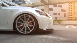 Lexus GS 350 FSport  Vossen VFS1Concave Wheels [upl. by Borroff225]