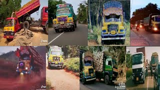 EXTREME DRIVING KERALA TIPPER LORRY MASS ENTRY VIDEOS COLLECTION [upl. by Yehudit186]