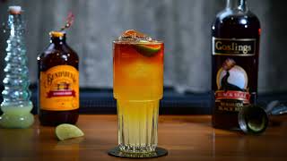 How to Make a Dark n Stormy Cocktail  A Delicious Variation [upl. by Iives286]