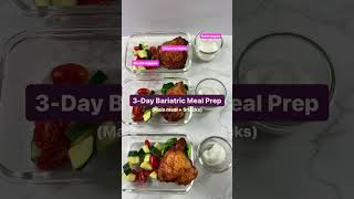 How to Meal Prep after Bariatric Surgery  bariatric diet  gastric sleeve meal prep  wls recipes [upl. by Esimorp]