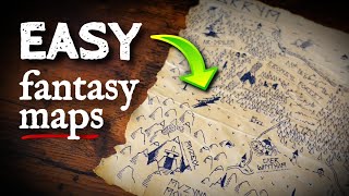 Beginner DampD Map Making  StepbyStep Fantasy Maps [upl. by Senilec]