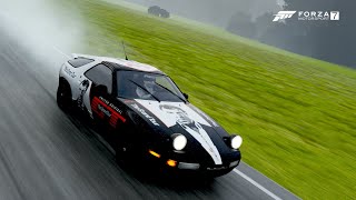 1993 Porsche 928 GTS around the top gear test track with wet lap Forza Motorsport 7 1289 [upl. by Thema]