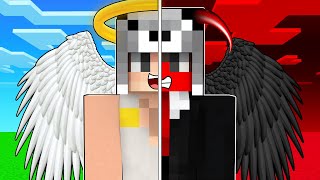 MELEK OLMAK VS ŞEYTAN OLMAK 😱  Minecraft [upl. by Einahpts]