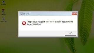 How to Fix Kernel32dll Errors in Windows XP 7 10 11 [upl. by Gillead740]