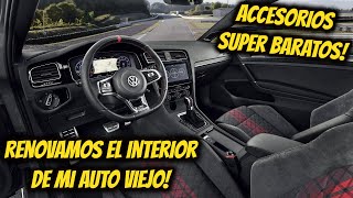 Cómo RENOVAR el interior de tu auto CON MUY POCO DINERO Y SUPER FÁCIL  HugoValo Autos [upl. by Storfer]