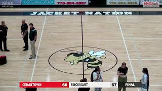 BASKETBALL Cedartown Bulldogs at Rockmart Yellow Jackets [upl. by Atirhs]