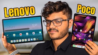 Poco Pad 5G vs Lenovo Tab P12  The Best BUDGET Tablet 💥📱 [upl. by Ahsac791]