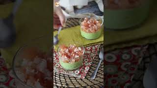 VERRINES AVOCAT CREVETTES PAMPLEMOUSSE  parfaites pour lapéritif [upl. by Dora]