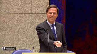 Premier Mark Rutte wijkt niet  Debat afschaffing Dividendbelasting [upl. by Busby]