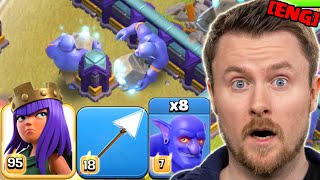 GIANT ARROW with BOWLERS in CLAN WAR SMASHES BASES in Clash of Clans [upl. by Capello]