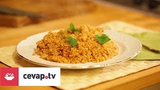 Domatesli bulgur pilavı nasıl yapılır [upl. by Sahcnip]