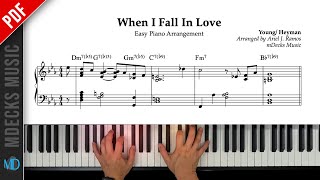 How to Play quotWhen I Fall In Lovequot  Jazz Piano Sheet Music pianotutorial sheetmusic [upl. by Circosta]