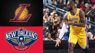 Lakers vs Pelicans  Lakers GameTimeTV  Lakers Team Highlights  In Season Tournament  Semi Finals [upl. by Jermayne]