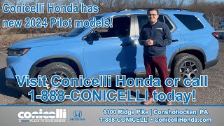 Explore the New 2024 Honda Pilot at Conicelli Honda  Full Walkaround and Features [upl. by Ettenyar]