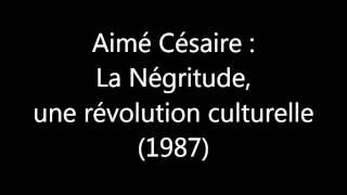 Aimé Césaire  la Négritude une révolution culturelle 1987 [upl. by Datnow381]