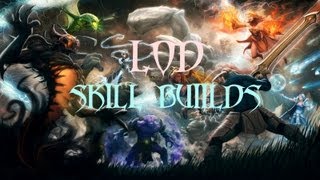 Dota  LoD Skills Builds One Hit Kill Combo Ranged [upl. by Aeet385]