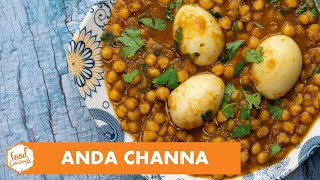 Food Cravings  Anda Channa  How to make Anda Channa انڈا چنا Recipe in Urdu amp English [upl. by Ehcadroj871]