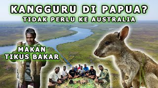 MAKAN TIKUS BAKAR amp BERTEMU KANGGURU PAPUA DI MERAUKE  TAMAN NASIONAL WASUR [upl. by Yrekaz]