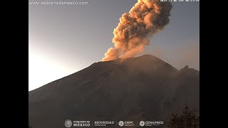 Volcán Popocatépetl EN VIVO  Vista Tlamacas Estado de México [upl. by Kowal984]