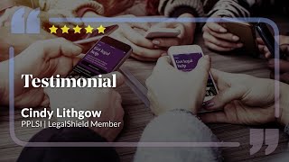 LegalShield Review  LegalShield Testimonial by Cindy Lithgow  PPLSI  LegalShield [upl. by Terrill223]