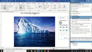 JasperActive Word 2019 Lesson 7 Manipulating Pictures [upl. by Lebiram]