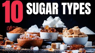 Sugar and Sugar types II Sugar used in Bakery I Brown Sugar I Demerara Sugar II Table Sugar II Icing [upl. by Gayn]