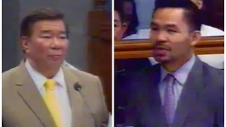 Pacquiao tells Drilon Use your common sense [upl. by Okiruy]