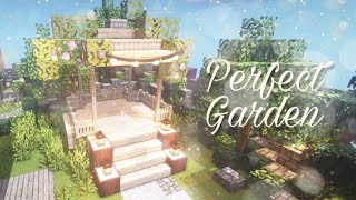 Perfect Garden in Minecraft  How to build gazebo in Minecraft [upl. by Carleton]