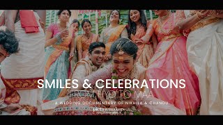 From Hyderabad to Chennai Nikhila amp Chandus Memorable Telugu Wedding  PICTUREMAKERS [upl. by Htessil]