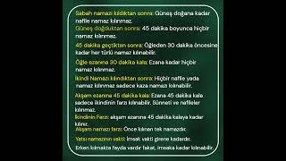 NAMAZ VAKİTLERİ YATSI NAMAZI EFDAL OLAN TAM VAKTİNDE KILINANDIR EN UYGUN GECE 24 DE KADAR OLANDIR [upl. by Theresa949]