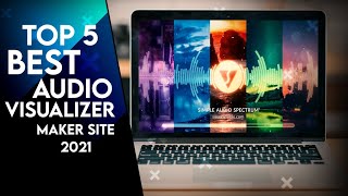 TOP 5 Best Free Audio Visualizer Maker Site For PC And Mobile 2023  No watermark [upl. by Aleahpar]