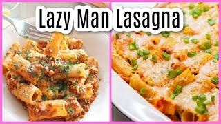 Lazy Man LasagnaEasiest Lasagna EVER [upl. by Yromas]