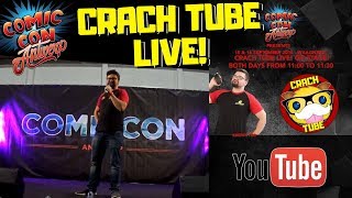 ANTWERP COMIC CON 2018  CRACH TUBE LIVE ON STAGE [upl. by Ellenahs]