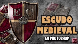 Escudo estilo Medieval en Photoshop CC photoshop [upl. by Adnaugal]