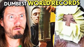 We Attempt To Break 6 of The Dumbest World Records Of All Time  Try Not To Fail [upl. by Lawry]