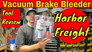 Harbor Freight Brake Bleeder and Vacuum Pump Kit Tool Review [upl. by Eeima]