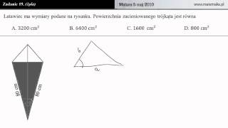 Zadanie 19  Matura z matematyki 2010 [upl. by Stanford]