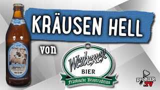 Weiherer Kräusen Hell von Brauerei Kundmüller  Craft Bier Verkostung 1569 [upl. by Ativad]