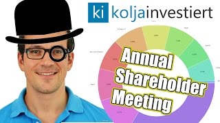 Kolja investiert  Annual Shareholder Meeting 2016 [upl. by Adelind346]