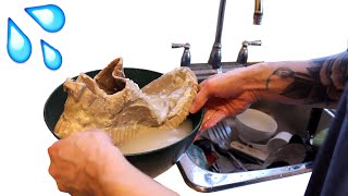 DRUNK SNEAKER RESTORATION DEEPFRIED YEEZY BOOST [upl. by Innes222]