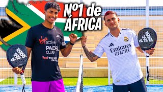 RETO AL MEJOR JUGADOR DE ÁFRICA DE PÁDEL  ¿Le Gano 1 Punto [upl. by Rus]