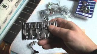 Warmoth 5 String Bass Guitar Assembly Part 1 [upl. by Ailalue]