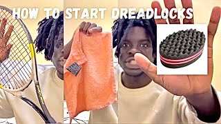 HOW TO  START FREEFORM DREADS IN 2024 [upl. by Evilc269]