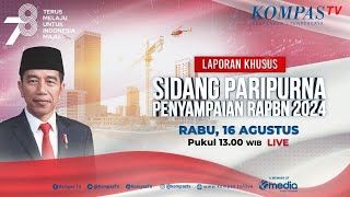 LIVE  PIDATO PRESIDEN JOKOWI TENTANG RAPBN 2024 SIDANG PARIPURNA DPR RI [upl. by Evslin]