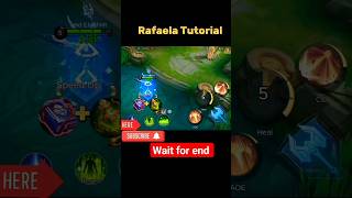 Rafaela Tutorial mobile legends tutorial shorts ml2b [upl. by Ateuqram167]