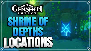 All Fontaine Hydro Shrine Of Depths Locations Part 1  How to get Keys 【Genshin Impact】 [upl. by Eek]